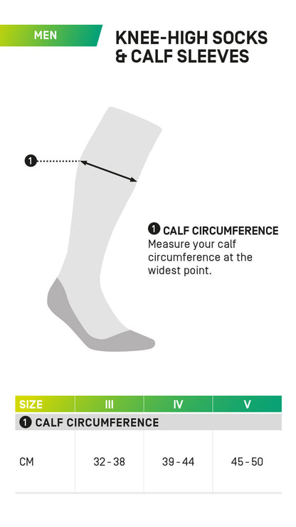 [New Version] Hiking Light Merino Compression Socks Tall Men