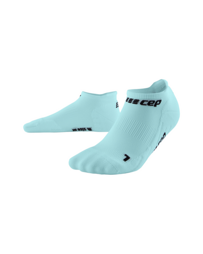 CEP The Run Compression No Show Socks Men Light Blue - Compression Socks Hong Kong