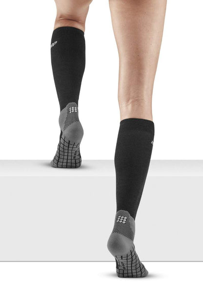 [New Version] Hiking Light Merino Compression Socks Tall Men