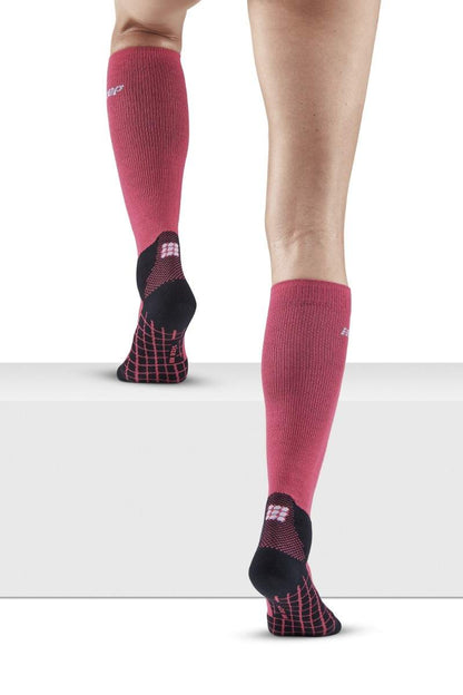 [New Version] Hiking Light Merino Compression Socks Tall Women