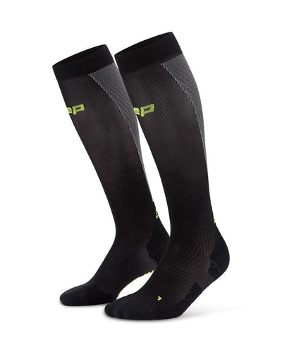 CEP The Core Run Ultralight Compression Socks Tall 4.0 Black/ Grey - Compression Socks Hong Kong
